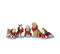 Christmas Pooch, Set Of 5 - lemax cod 32138