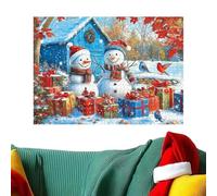 Christmas Puzzle | 1000 pezzi 70 x 50 cm Holiday Jigsaw | Premium Paper Puzzle With Festive Artwork | Relaxing Brain-Boost Game Set for Women Men Friends Birthday New Year Home Apartment Dining