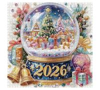 Christmas Puzzle - Christmas Jigsaw Puzzles | Crystal Christma 2026 Jigsaw Puzzle, Challenging Craft Games Toy Fun For Beginner Leisure Play Men Women Adults Children Home Decor Vacation Activities