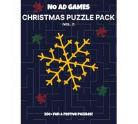Christmas Puzzle Pack (Vol. 1): Christmas Puzzles for Adults - Word, Logic & Number Brain Teasers, Mind Games & Puzzles