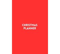 Christmas red daily planner: A5 32 pages for planning your day
