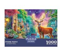 Christmas ReindeerMaster-Level Jigsaw Puzzles for Adults Embark on A 1000-Piece Advanced And Challenging Puzzle Games Journey - Positioned As The Ultimate Gift Jigsaw Puzzles for Adults And Kids Age