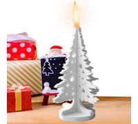 Christmas Resin Molds Silicone, Holiday Tree Molds With Festive Shapes, DIY Craft Supplies for Resin Casting Epoxy Wax Soap, Reusable Mold Set for Home Decor School Party Adults Kids