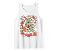 Christmas Rock Jingle Bell Guitar Holiday Humor Canotta