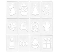 Christmas Router Templates, Acrylic Woodworking Carving Stencils, Holiday Woodworking Templates Set for Men, Women, Boys, Youth, Teens, Wife, Husband, Son, Daughter, Family, and Friends