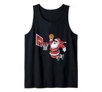 Christmas Santa Claus Dunking canestro da Basket Uomini Ragazzi Bambini Canotta