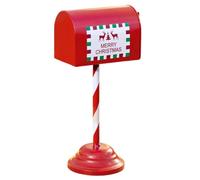 Christmas Santa Mailbox 13.4 Inch - - - Retro Metal Interactive Centerpiece