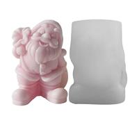 Christmas Santa Mold - Festive Resin Form | 3D Silicone Soap Making Tray, unque Candle Crafting Kit, Decorative polymar clay Moulding Tool, DIY Artistic Casting Accessory, Creative Holiday Party