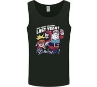 Christmas Santa Naughty List Xmas Funny Uomo Vest Tank Top