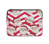 Christmas Santa Red - Custodia trapuntata per laptop | Custodia per laptop resistente ai graffi con rivestimento interno delicato e controllo della misura per tutto il dispositivo