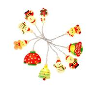 Christmas Santa String Lights, Waterproof LED Light, LED Santa String Light