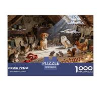 Christmas Secret in The Attic Puzzle in Legno Impermeabile DIY Puzzles Da 1000 Pezzi Regali Per Adulti Sfidanti E Rompicapo Giochi Di Impegnativi