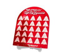 Christmas Shelf Decor, Festive, Acrilico Christmas Ornament, Home, Christmas Desktop Countdown, 24 Days Christmas Tree Calendar for Tabletop 22 x 28 x 0,4 cm