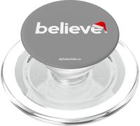 Christmas Shirts for Men Women Kids | Believe Xmas Cute Idea PopSockets PopGrip per MagSafe