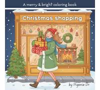 Christmas shopping: A merry & bright coloring book