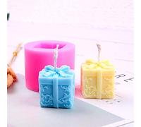 Christmas Silicone Candle Mold 3D Box DIY Crafts Cake Soap Making Christmas Decorations for Home