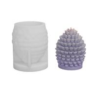 Christmas Silicone Candle Molds - 7.5x7.7cm/2.95x3.03 Inches Candle Mold | For Making, Soap Making, Handmade Chocolate, Pudding, Clay, Ornament, Christmas Party, DIY Table And Home