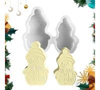 Christmas Silicone Molds, Winter Mold, Non-Stick Silicone Mold, 2 Cavities