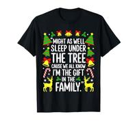 Christmas Sleep Shirt Might as Well Sleep Under The Tree Maglietta