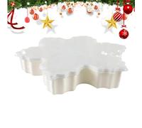 Christmas Snack Tray - Holiday Serving Tray with Lid, Snack Box Container for Treats, Nuts, Fruit, Popcorn, Dips, and Desserts, Perfect for Party Tables, Countertops, Halloween, Fall, and Festive