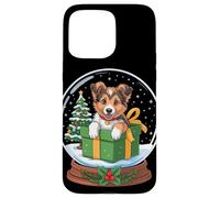 Christmas Snow Globe Collie X-Mas Tree Collies Custodia per iPhone 15 Pro Max