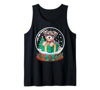 Christmas Snow Globe Scottish Terrier X-mas Tree Canotta