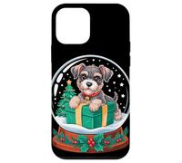 Christmas Snow Globe Scottish Terrier X-Mas Tree Custodia per iPhone 12 mini