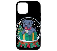 Christmas Snow Globe Staffordshire Bull Terrier X-Mas Staffy Custodia per iPhone 12 mini