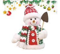 Christmas - Snowman, Alce Santa Claus Per Bambini | Morbido Natale Ripieno Per Bambini, Adolescenti E Adulti, Ideale Per Camera Da Letto, Soggiorno, Divano, Tavolo Da Notte, Casa E