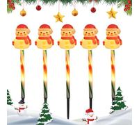 Christmas Solar Lights, Waterproof LED Ambient Lighting, Energy Saving Decorative Lamps, Solar Powered Christmas Decorations for Garden, Lawn, Patio, Home, Parties Décor, 16.14 Inches