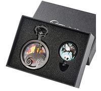 Christmas Soul Night - Orologio da taschino + collana in cofanetto regalo inviando un'amicizia spedizione Pocket Table Pendente collana, 2