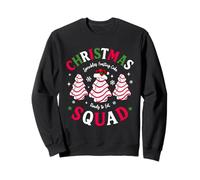 Christmas Squad Christmas Tree Cakes Matching Holiday Family Felpa