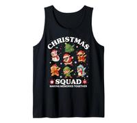 Christmas Squad Dabbing Santa Elf Friends Boys Girls Xmas Canotta
