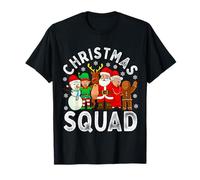 Christmas Squad Santa Family Pigiama Coordinato Natale Maglietta