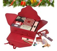 Christmas Stationery Advent | 24 Days Diary Supplies - Desk Decor Lover Countdown Calendar | for Students Teachers Planners Artists Professionals Craft Enthusiasts Collectors School Classroom