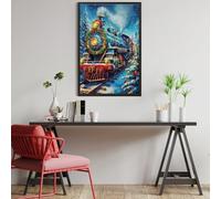 Christmas Steam Train Puzzle 1000 Pezzi Rompicapo Per Ragazzi Wild Animal Flowers Gioco Educativo Sfida Intelligenza Creativa Idea Regalo Per Figlio A Natale 1000 PCS