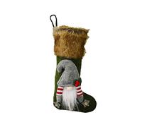 Christmas Stocking Cute 3D Swedish Gnome Xmas Socks Hanging Fireplace Tree Decor