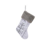Christmas Stockings Sock Plush Snowflake Decorations Tree Hanging Candy Gift Bag