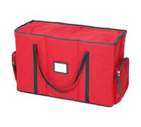 Christmas Storage Bag - Large Holiday Organizer | Durable Decor Container With Pockets For Greeting Cards, Tags, Ribbons, Wreaths, Figurine, Pendenti, And Festival Accessories - Ideal Holiday Storage