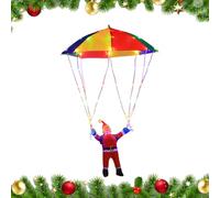 Christmas String Lights, Parachute Santa Decor, Waterproof Festive Illumination, 8 Lighting Mode Feature, Ambient Holiday Display, for Tree Patio Yard Window Balcony Garden Indoor Porch