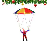 Christmas String Lights, Parachute Santa Decorative Light Strands, Waterproof Festive Lighting with 8 Modes for Tree Window Yard Patio Balcony Garden Porch Indoor Use 33.46 Inches