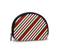 Christmas Stripes2 Marine Mermaid Portamonete Portafogli Portamonete Moda Portachiavi Cerniera Piccole borse cosmetiche per il trucco