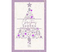 Christmas Sudoku Book: One Puzzle per Page, Easy, Medium, and Hard - Festive Brain Fun - Icy Lavender Edition