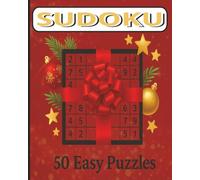 Christmas Sudoku: Cozy Fun Gift with 50 Easy Puzzles | Christmas Gift Ideas for Teens, Adults, and Seniors