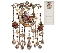 Christmas Sun Catcher Wind Chimes 2D Acrylic Garden Hanging Decor