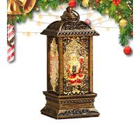 Christmas Table Decoration Lighted Globe | Christmas Snow Globe Lantern | Retro Seasonal Scene Props For Friends Teens Adults Men Women Under Tree Bedroom Windowsill