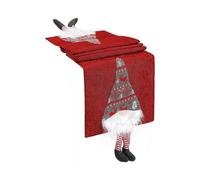 Christmas Table Runner, Christmas Plush Santa Gnome Elf Table Ornaments Swedish Table Runner Christm