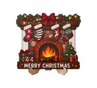 Christmas Table Signs - 3D Vintage Wooden Decor Blocks, Holiday Home Decor