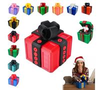 Christmas The Prank Box - Divertente sfida a vite con sorpresa di Babbo Natale, renna, pupazzo di neve, regalo perfetto, scatole regalo fastidiose stampate in 3D con viti, regali divertenti per Natale
