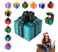 Christmas The Prank Box - Divertente sfida a vite con sorpresa di Babbo Natale, renna, pupazzo di neve, regalo perfetto, scatole regalo fastidiose stampate in 3D con viti, regali divertenti per Natale